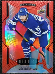 2020-21 Upper Deck Allure #127 Nick Robertson RED RAINBOW RC
